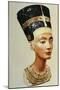 Bust of Queen Nefertiti, from the Studio of the Sculptor Thutmose at Tell El-Amarna-Egyptian 18th Dynasty-Mounted Giclee Print