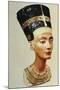 Bust of Queen Nefertiti, from the Studio of the Sculptor Thutmose at Tell El-Amarna-Egyptian 18th Dynasty-Mounted Giclee Print