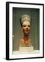 Bust of Queen Nefertiti, Front View, from the Studio of the Sculptor Thutmose at Tell El-Amarna-Egyptian 18th Dynasty-Framed Giclee Print