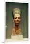 Bust of Queen Nefertiti, Front View, from the Studio of the Sculptor Thutmose at Tell El-Amarna-Egyptian 18th Dynasty-Framed Giclee Print