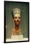 Bust of Queen Nefertiti, Front View, from the Studio of the Sculptor Thutmose at Tell El-Amarna-Egyptian 18th Dynasty-Framed Giclee Print