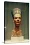 Bust of Queen Nefertiti, Front View, from the Studio of the Sculptor Thutmose at Tell El-Amarna-Egyptian 18th Dynasty-Stretched Canvas