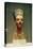 Bust of Queen Nefertiti, Front View, from the Studio of the Sculptor Thutmose at Tell El-Amarna-Egyptian 18th Dynasty-Stretched Canvas