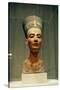 Bust of Queen Nefertiti, Front View, from the Studio of the Sculptor Thutmose at Tell El-Amarna-Egyptian 18th Dynasty-Stretched Canvas