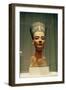 Bust of Queen Nefertiti, Front View, from the Studio of the Sculptor Thutmose at Tell El-Amarna-Egyptian 18th Dynasty-Framed Giclee Print