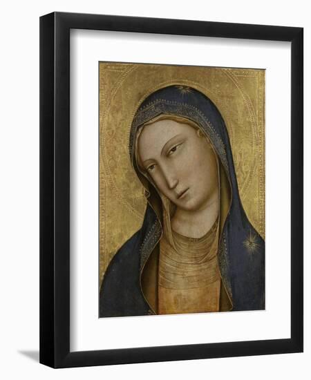 Bust of Saint Mary-Lorenzo Monaco-Framed Art Print