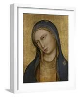 Bust of Saint Mary-Lorenzo Monaco-Framed Art Print