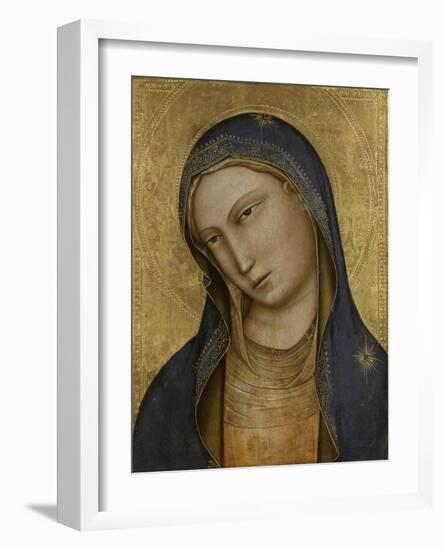 Bust of Saint Mary-Lorenzo Monaco-Framed Art Print