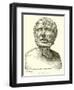 Bust of Seneca-null-Framed Giclee Print