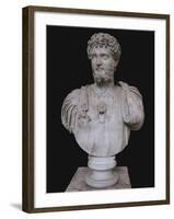 Bust of Septimius Severus, 3rd C Ad-null-Framed Photographic Print