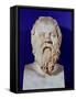 Bust of Socrates (470-399 BC)-null-Framed Stretched Canvas