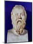 Bust of Socrates (470-399 BC)-null-Mounted Giclee Print