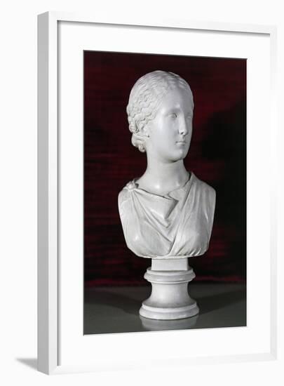 Bust of Suzette Gontard Diotima-null-Framed Giclee Print