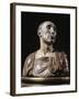Bust of the Condottiere Niccolo Da Uzzano, by Donatello-null-Framed Photographic Print