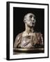 Bust of the Condottiere Niccolo Da Uzzano, by Donatello-null-Framed Photographic Print