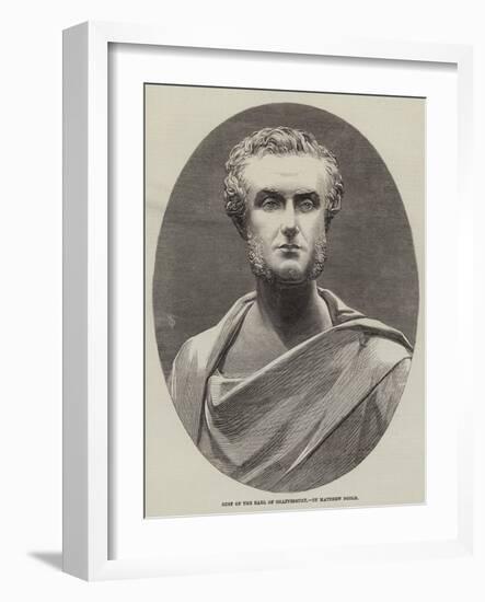 Bust of the Earl of Shaftesbury-Matthew Noble-Framed Giclee Print