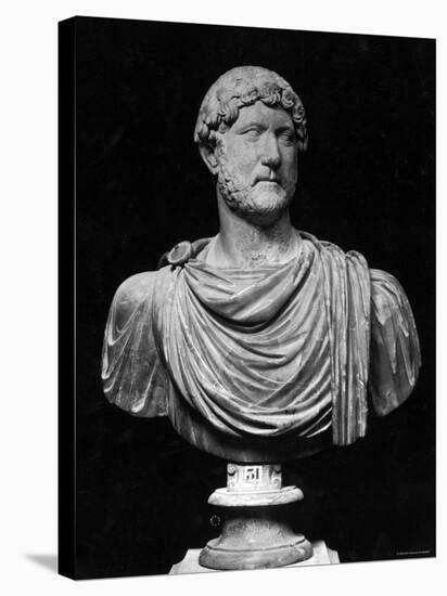 Bust of the Emperor of Rome, Hadrian-null-Stretched Canvas