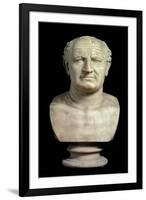 Bust of the Emperor Vespasian, 1st Century-null-Framed Giclee Print