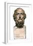 Bust of the Greek Poet Homer-null-Framed Giclee Print