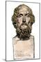 Bust of the Greek Poet Homer-null-Mounted Giclee Print