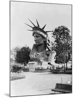 Bust of the Incomplete Statue of Liberty-Science Source-Mounted Giclee Print