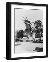 Bust of the Incomplete Statue of Liberty-Science Source-Framed Giclee Print