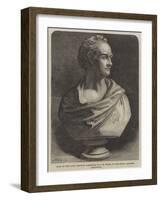 Bust of the Late Viscount Hardinge-Harden Sidney Melville-Framed Giclee Print