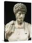 Bust of the Roman Emperor Lucius Verus (Lucius Aelius Aurelius Commodus), d. 169 AD-null-Stretched Canvas