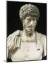 Bust of the Roman Emperor Lucius Verus (Lucius Aelius Aurelius Commodus), d. 169 AD-null-Mounted Photographic Print