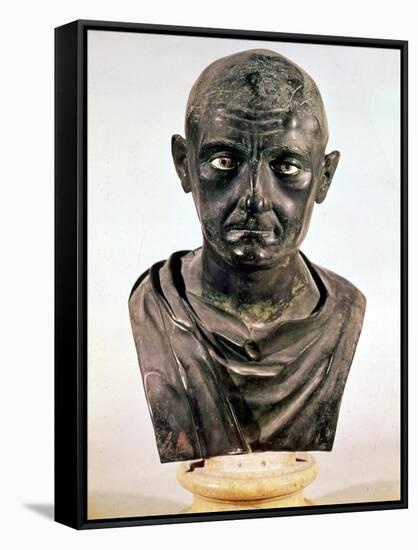 Bust of the Roman General Publius Cornelius Scipio "Africanus" (237-183 BC)-null-Framed Stretched Canvas