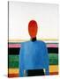 Bust of Woman-Kasimir Malevich-Stretched Canvas