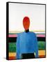 Bust of Woman-Kasimir Malevich-Framed Stretched Canvas