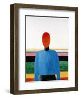 Bust of Woman-Kasimir Malevich-Framed Giclee Print