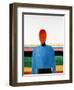 Bust of Woman-Kasimir Malevich-Framed Giclee Print