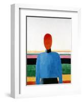 Bust of Woman-Kasimir Malevich-Framed Giclee Print