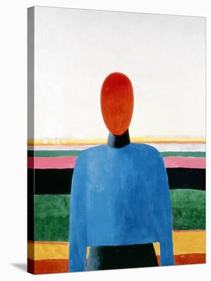 Bust of Woman-Kasimir Malevich-Stretched Canvas