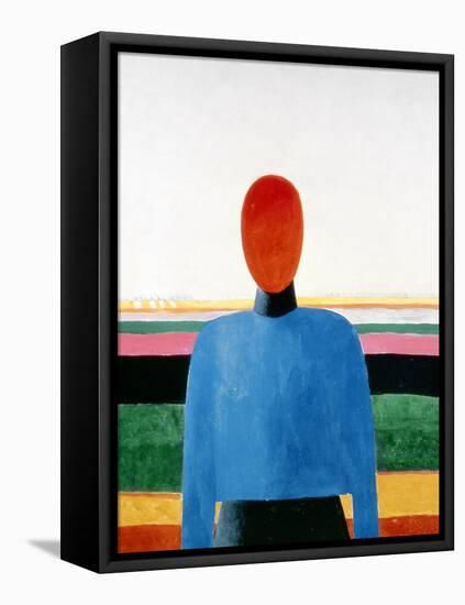Bust of Woman-Kasimir Malevich-Framed Stretched Canvas