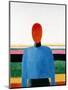 Bust of Woman-Kasimir Malevich-Mounted Premium Giclee Print