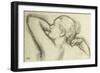 Bust of Woman-Edgar Degas-Framed Giclee Print