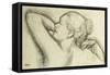 Bust of Woman-Edgar Degas-Framed Stretched Canvas
