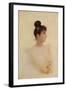 Bust Portrait of a Girl-Georges Croegaert-Framed Giclee Print