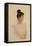 Bust Portrait of a Girl-Georges Croegaert-Framed Stretched Canvas