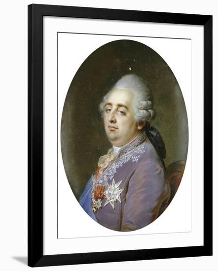 Bust Portrait of Louis XVI (1754-1793)-Jean Guerin-Framed Giclee Print