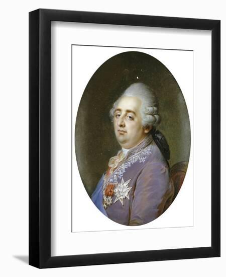 Bust Portrait of Louis XVI (1754-1793)-Jean Guerin-Framed Giclee Print