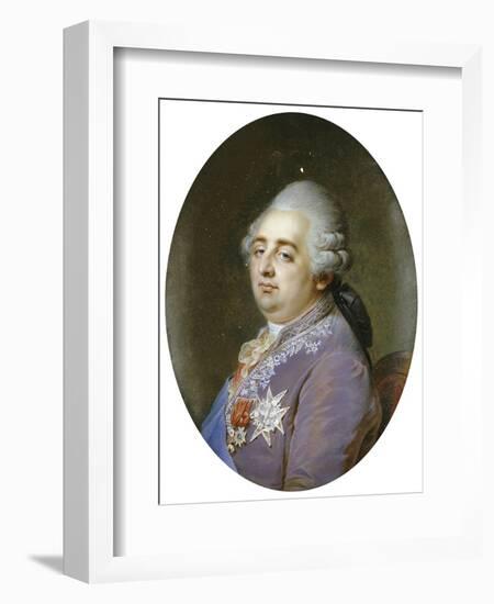 Bust Portrait of Louis XVI (1754-1793)-Jean Guerin-Framed Giclee Print