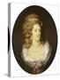 Bust Portrait of Marie-Antoinette (1755-1793)-Jean Guerin-Stretched Canvas