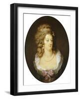 Bust Portrait of Marie-Antoinette (1755-1793)-Jean Guerin-Framed Giclee Print