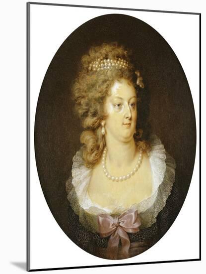 Bust Portrait of Marie-Antoinette (1755-1793)-Jean Guerin-Mounted Giclee Print