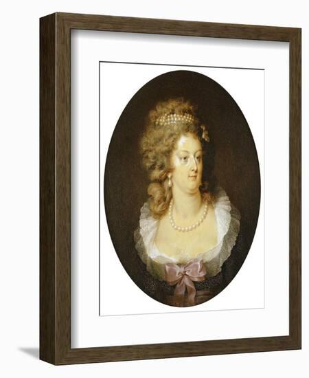 Bust Portrait of Marie-Antoinette (1755-1793)-Jean Guerin-Framed Giclee Print