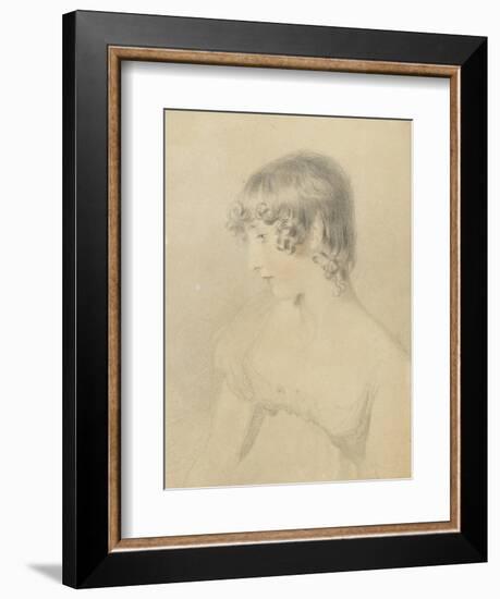 Bust Portrait of Susan Bloxam-Thomas Lawrence-Framed Giclee Print